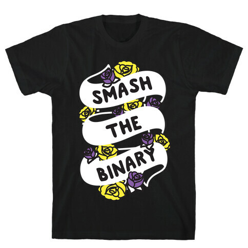 Smash The Binary Ribbon T-Shirt