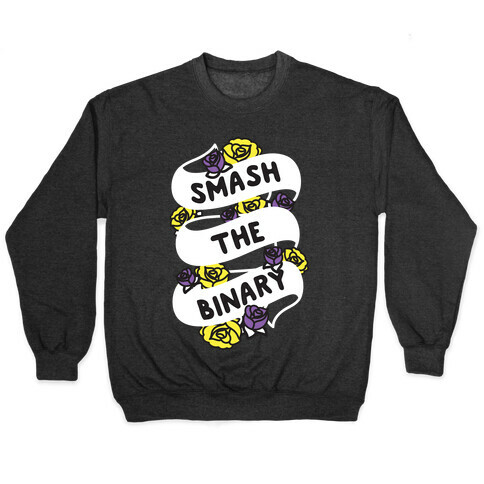 Smash The Binary Ribbon Pullover