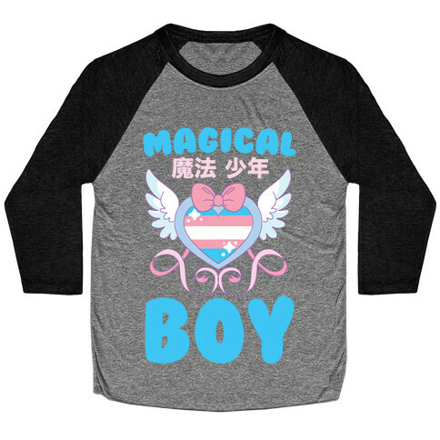 Magical Boy - Trans Pride Baseball Tee