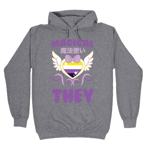 Magical They - Non-binary Pride Hooded Sweatshirt