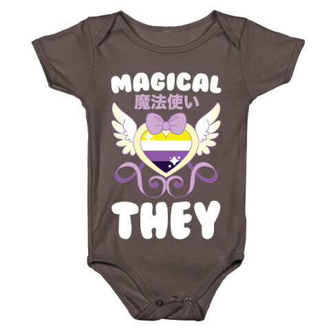 Magical They - Non-binary Pride Baby One-Piece