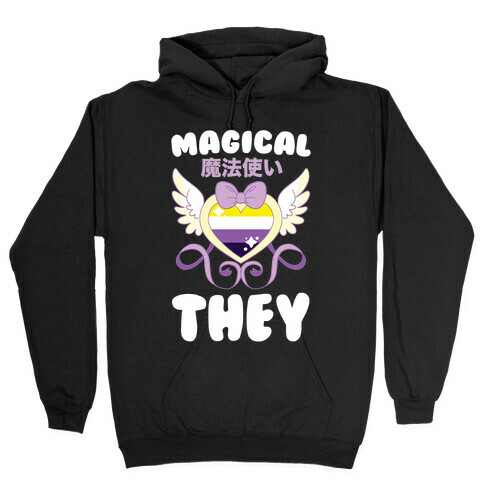 Magical They - Non-binary Pride Hooded Sweatshirt