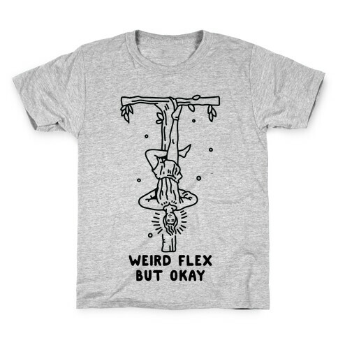 Weird Flex But Okay Tarot Hanged Man Kids T-Shirt