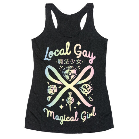 Local Gay Magical Girl Racerback Tank Top