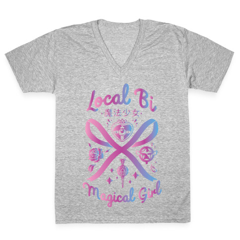 Local Bi Magical Girl V-Neck Tee Shirt