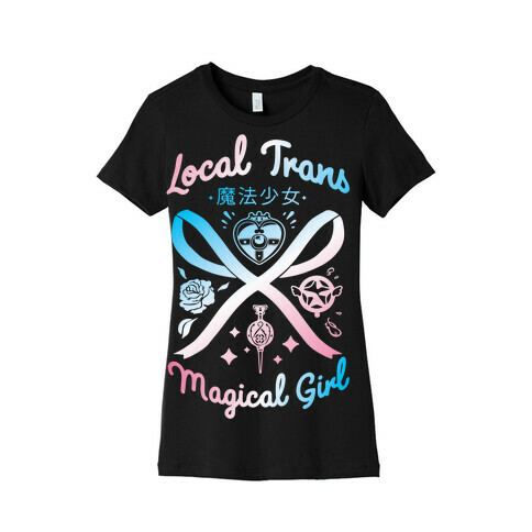 Local Trans Magical Girl Womens T-Shirt