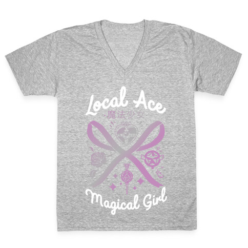 Local Ace Magical Girl V-Neck Tee Shirt