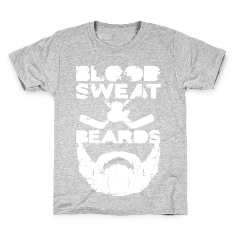 Blood Sweat and Beards Kids T-Shirt