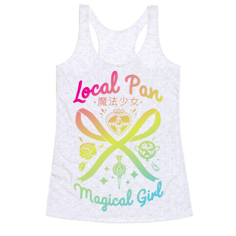 Local Pan Magical Girl Racerback Tank Top