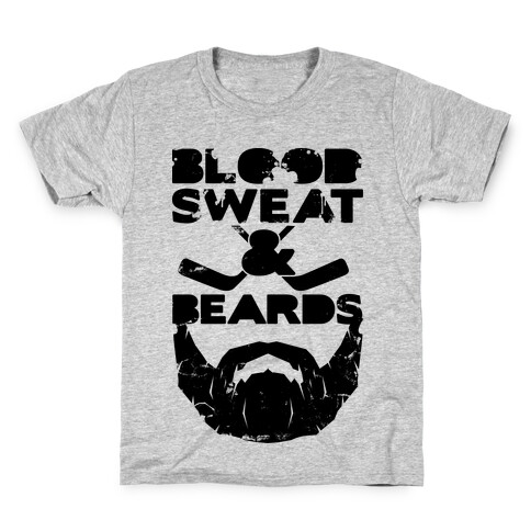 Blood Sweat and Beards Kids T-Shirt