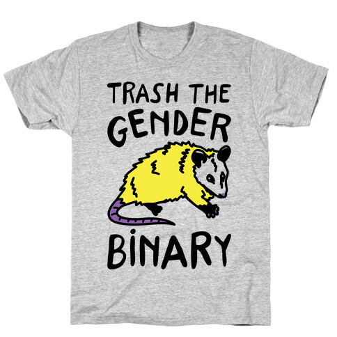 Trash The Gender Binary Possum T-Shirt