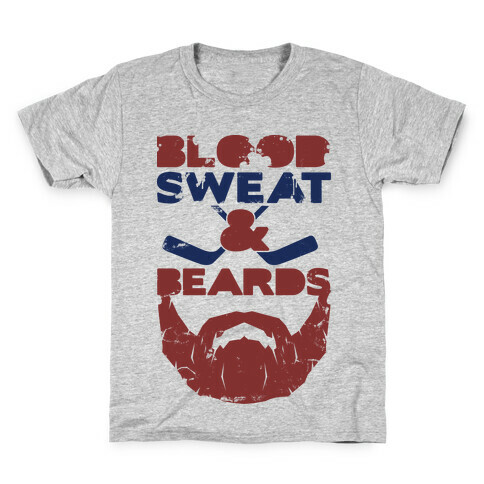 Blood Sweat and Beards Kids T-Shirt