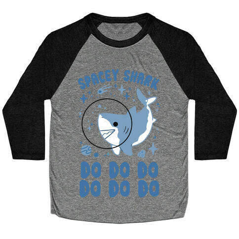 Spacey Shark Baseball Tee