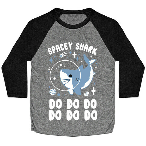 Spacey Shark Baseball Tee