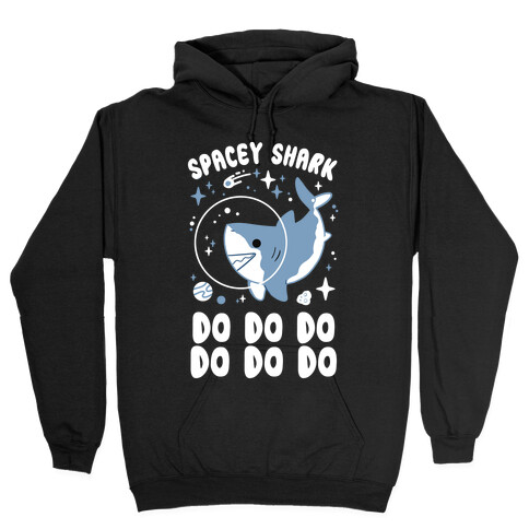 Spacey Shark Hooded Sweatshirt