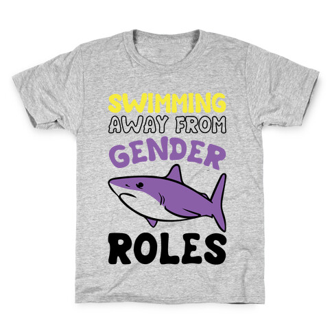 Swimming Away From Gender Roles Kids T-Shirt