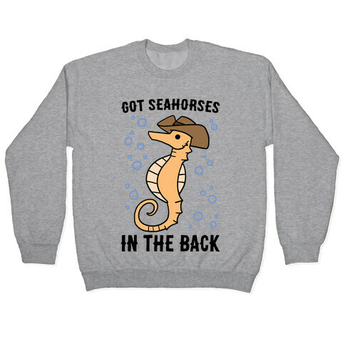 Got Seahorses in the Back Pullover