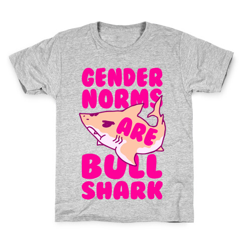 Gender Norms are Bull Shark Kids T-Shirt