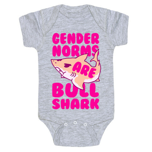 Gender Norms are Bull Shark Baby One-Piece