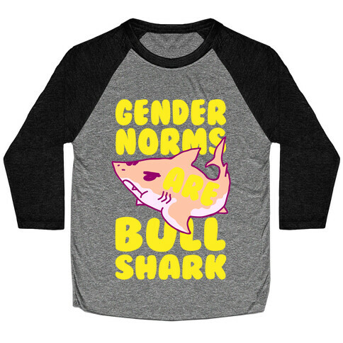 Gender Norms are Bull Shark Baseball Tee