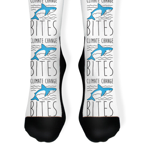 Climate Change Bites Shark Sock