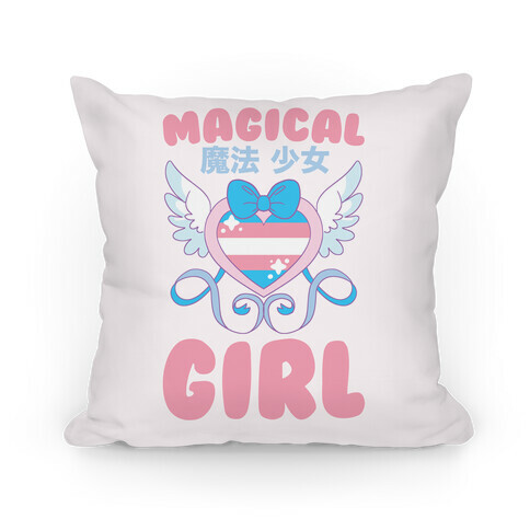 Magical Girl - Trans Pride Pillow