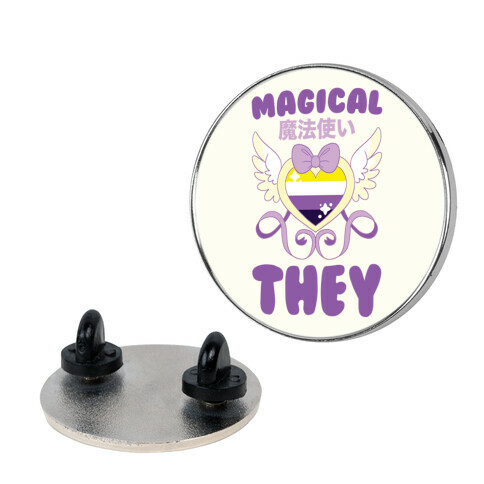 Magical They - Non-binary Pride Pin