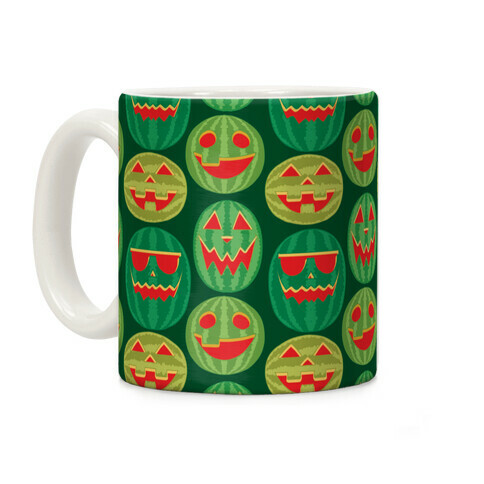 Jack-o-Melon Pattern Coffee Mug