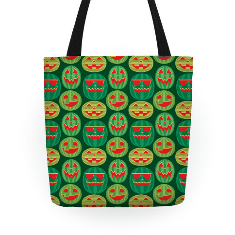 Jack-o-Melon Pattern Tote