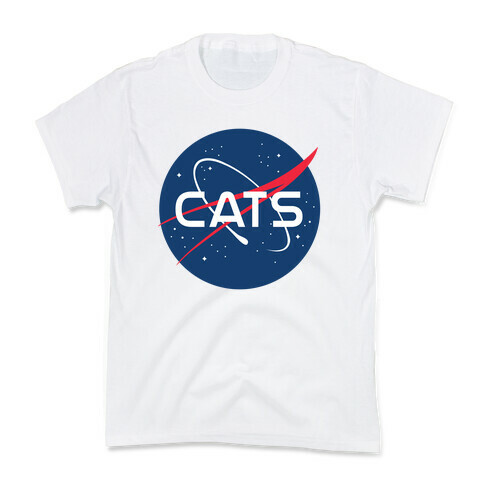 Cats Nasa Parody Kids T-Shirt