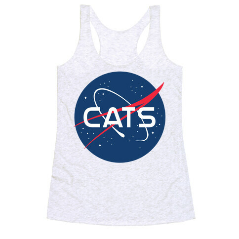 Cats Nasa Parody Racerback Tank Top