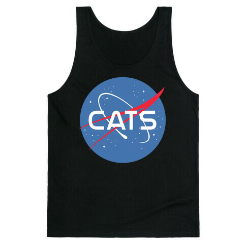 Cats Nasa Parody Tank Top