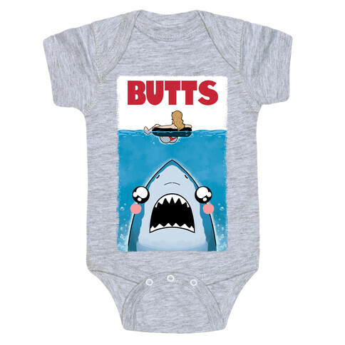 BUTTS Jaws Parody Baby One-Piece