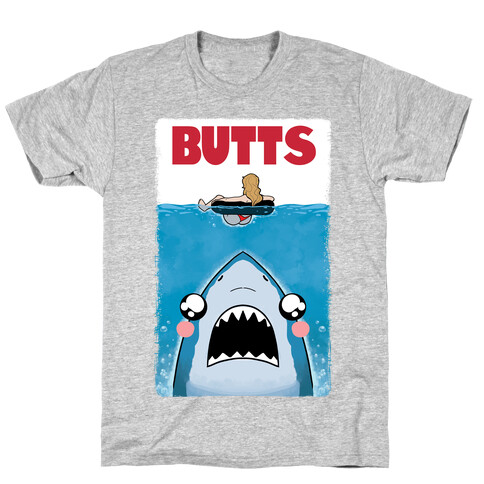 BUTTS Jaws Parody T-Shirt