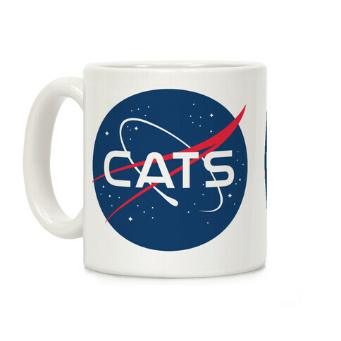 Cats Nasa Parody Coffee Mug