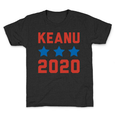 Keanu 2020 White Print Kids T-Shirt