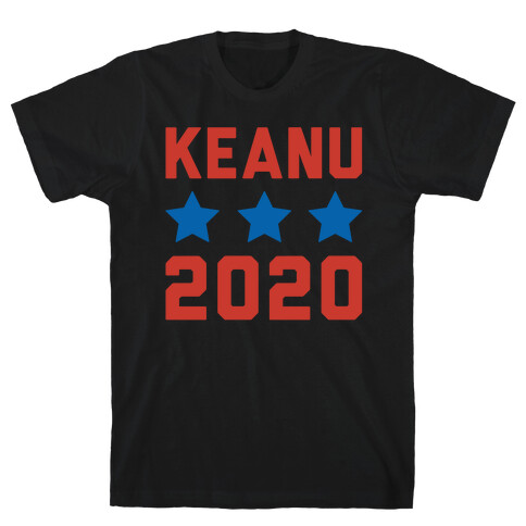 Keanu 2020 White Print T-Shirt