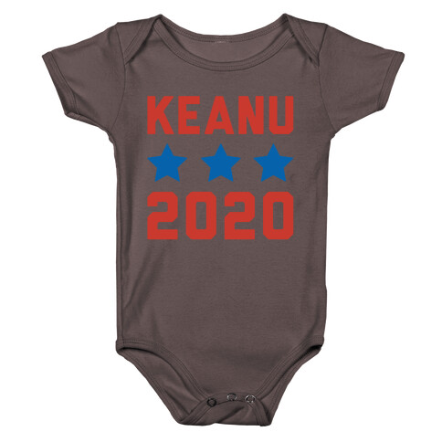 Keanu 2020 White Print Baby One-Piece