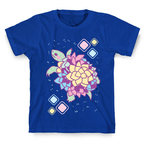 Pastel Succulent Turtle T-Shirt