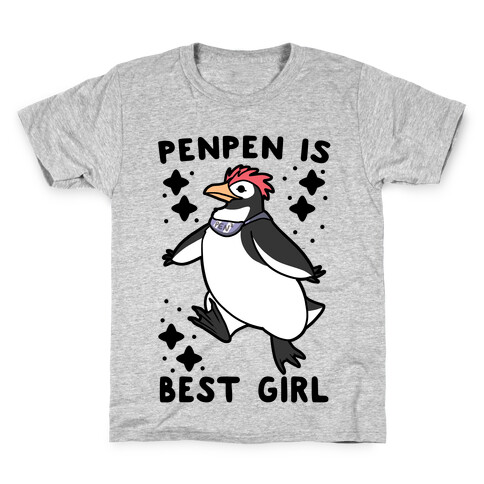 Penpen is Best Girl Kids T-Shirt