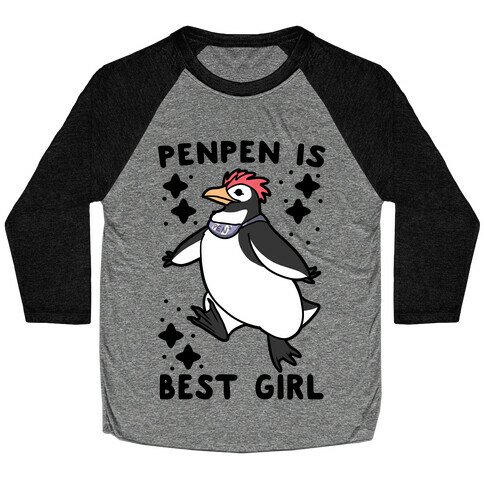 Penpen is Best Girl Baseball Tee