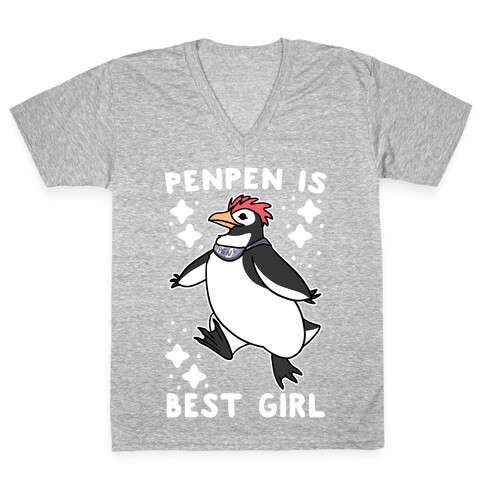 Penpen is Best Girl V-Neck Tee Shirt
