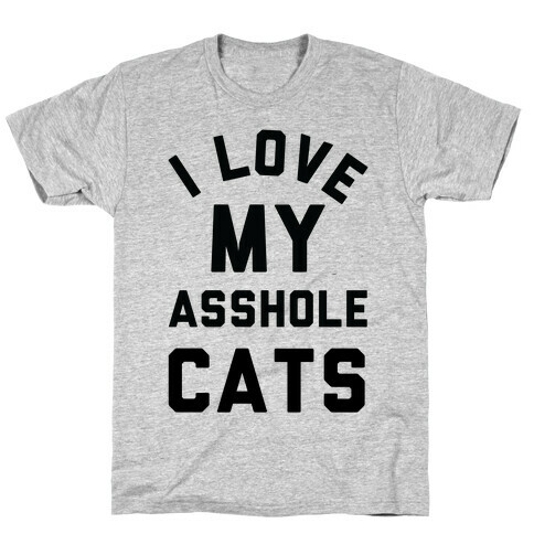 I Love My Asshole Cats T-Shirt