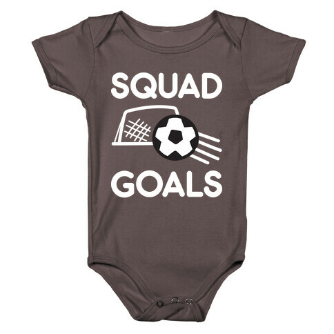 Squad Goals Soccer Baby One-Piece