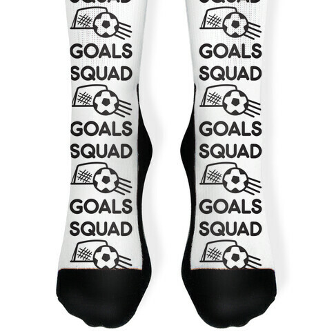 Squad Goals Soccer Sock