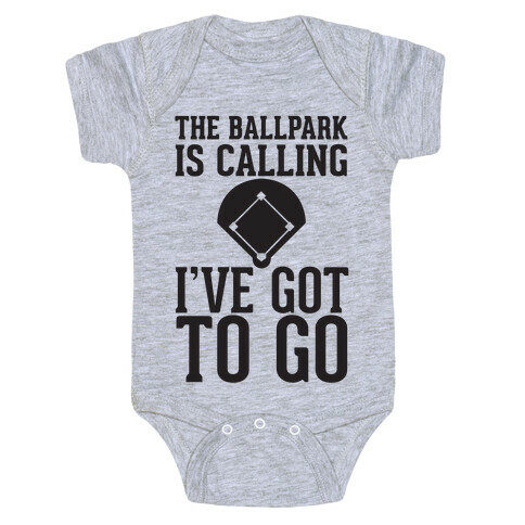 The Ballpark Is Calling Baby One-Piece
