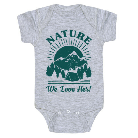 Nature We Love Her Baby One-Piece