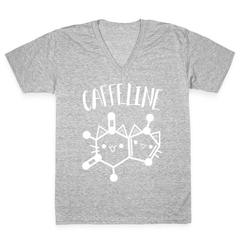 Caffeline V-Neck Tee Shirt