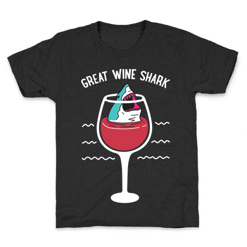 Great Wine Shark Kids T-Shirt