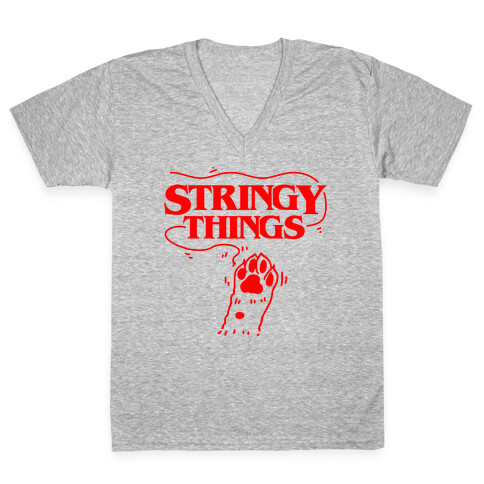 Stringy Things V-Neck Tee Shirt